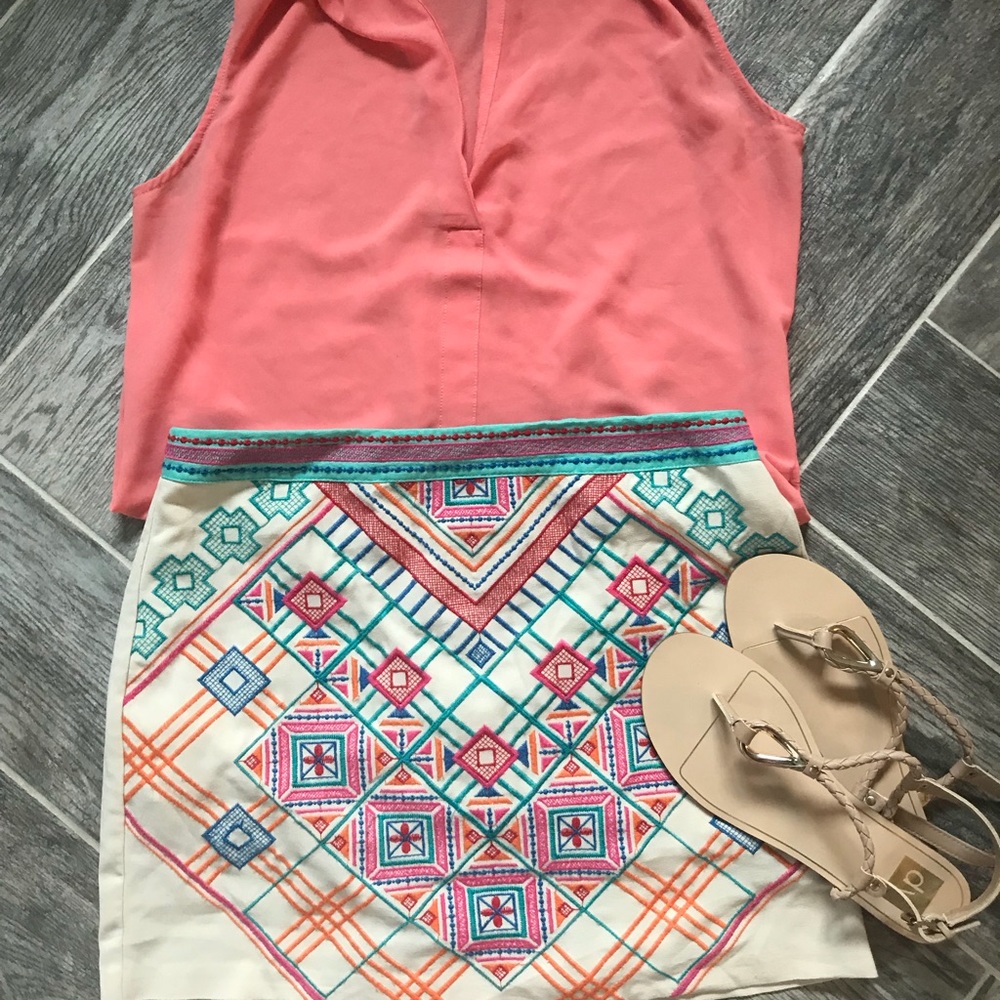 Embroidered Skirt